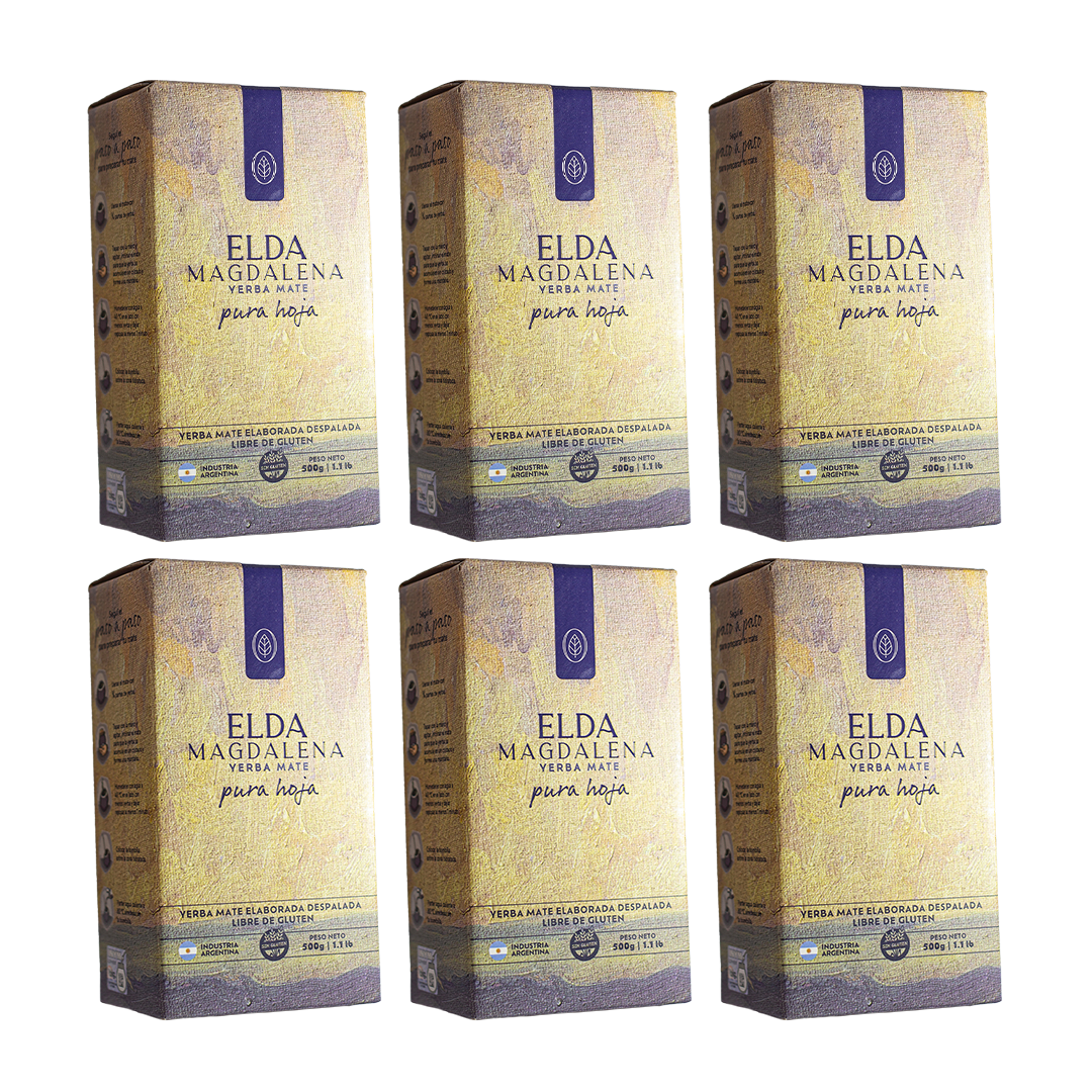 YERBA MATE PURA HOJA PACK X 6 3K