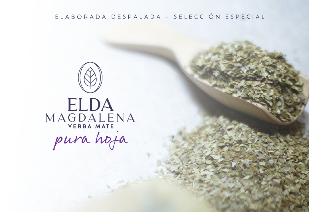 yerba mate despalada. Pura hoja y sin polvo
